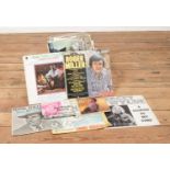 A collection of 33rpm, 45rpm and 78rpm vinyl records, to include Hank Williams, Jim Reeve, Jimmie