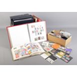 A quantity of British & World stamp albums.