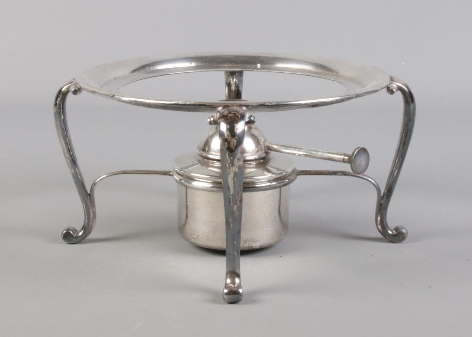 A silver plated spirit kettle presented to Lady Ann Stuart Wortley on the occasion of her marriage - Image 2 of 5