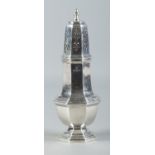 A George VI silver sugar sifter assayed Sheffield 1939 by Cooper Brothers & Sons Ltd. 22cm. 222g.