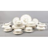A Royal Doulton 'Mandalay' pattern tea & dinner wares service. To include plates, fruit dishes,