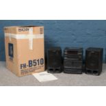 A Sony Mini Hi-fi system. FH B510. (boxed)