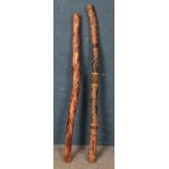 Two Didgeridoo's. (143cm length)