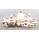 A quantity of mainly Royal Albert Old Country Roses. To include tea and coffee pots, cups,