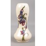 A Moorcroft Bluebell Harmony vase, shape 92/6, impressed with makers mark Kerry Goodwin. 16cm high.