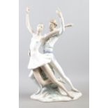 A large Nao by Lladro ceramic group, formed as a pair of Ballet Dancers. 42cm high.