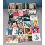 A large collection of assorted Vinyl records, to include The Beatles, Frankie Goes to Hollywood,