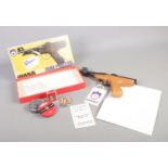 A boxed Diana G4 .177cal Mk IV air pistol. Comes with two packs of .177cal pellets, instruction