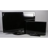 Two LCD TVs. Includes Panasonic 37 inch, and a Sony 22 inch.