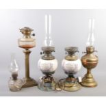 A selection of oil burners and converted lighting. To include a pair of oil burners converted to