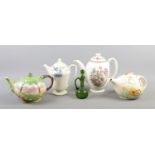 An small assortment of ceramics. To include A Royal Winton Lakeland teapot, Johnston's Indian Tree