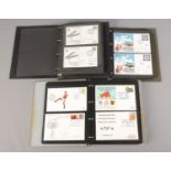 Three albums containing a large amount of military first day covers, many limited editions and