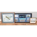 A limited edition Concorde 40th anniversary display along with another Concorde signed print and