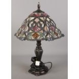 A Tiffany style table lamp. (56cm)