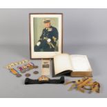 Items relating to Royal Naval Officer Captain Samuel Charles Taylor; group of four service medals (