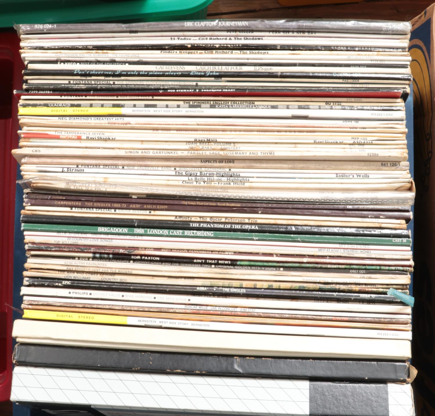 Five boxes of LP and single records. Includes Blondie, Eric Clapton, The Swing Era box sets etc. - Bild 2 aus 5