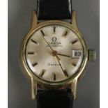 A ladies Omega Geneve automatic wristwatch.