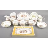 A collection of Royal Doulton Brambly Hedge. Includes boxed Jill Barklem dish, cups, Winter Story