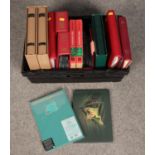 WITHDRAWN A Stamp collection displayed in books and binders. Includes British and overseas collect