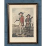 After Lemure Francis Abbott, an antique framed print titled 'To The Society of Golfers at