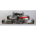 Six 1:18 scale Maisto Speicial Edition vehicles. Including Ford GT90, McLaren F1 and Jaguar XK8.