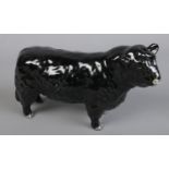 A Beswick Aberdeen Angus bull.