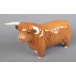 A Beswick Highland bull.