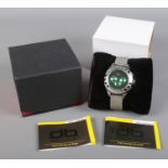 A new and boxed DeLorean 'Twist' Automatic wristwatch, on stainless steel chain bracelet (DL05-