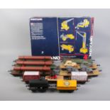 A quantity of Hornby Railway Rolling Stock 'O' Gauge with Meccano Number 7 in original box.