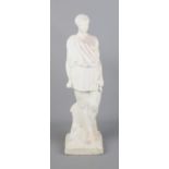 A composite figure in the form of a Roman Senator. Approx. 59cm tall.