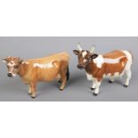 Two Beswick cows. Including 'Ickham Bessie' example, etc.