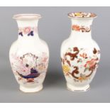 Two Masons Ironstone vases. To include Brocade and Brown Velvet patterns.