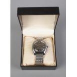 A Bina-Time Automatic Wristwatch with original box.