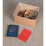 A box of assorted books, mainly history of the Rotherham and Sheffield area also The Girl's Own