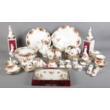 A large quantity of Royal Albert mostly in the Old Country Roses design. Including teapot, vases,