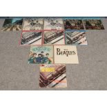 A selection of The Beatles LP's including The Beatles - (1963 Mono) Please Please Me. Sgt Peppers