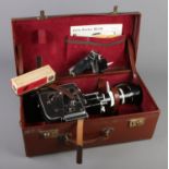 A Bolex H16 Reflex camera in original case. With Kern Vario-Switar 86mm lens.