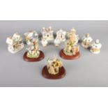 A quantity of ceramics. Includes the Leonardo Collection Nature Studies 1992 figures depicting