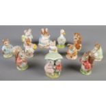 A quantity of Royal Albert, Beswick & Border Fine Art Beatrix Potter figures. Including Old Mr