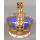 A Royal Crown Derby paperweight One Hundred Royal Years 1890-1990.