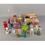 A box of assorted perfume bottles including Elizabeth Arden, Christian Dior, Sex In The City and