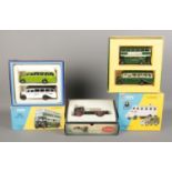 Corgi: A selection of five scale models, to include 'Vintage Glory of Steam', Corgi Classics and '