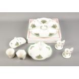 A quantity of Spode ceramics in the Christmas Tree pattern, most boxed. Includes, pair of candle