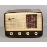 A Ferguson bakelite radio.