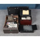 A quantity of projection equipment including Argus 300 Compact projector and boxed example.