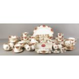 An extensive collection of Royal Albert Old County Roses ceramics. To include telephone, egg cups,