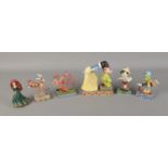 A quantity of assorted Disney figures including several Traditions examples. Characters including