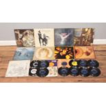 A quantity of Rock records and singles to include Pink Floyd, David Bowie, Roger Daltrey, Kate