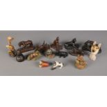 A quantity of animal figures to including Sandringham mice and composite examples.