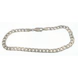 A 9kt stamped yellow gold chainlink bracelet - weight 8.72g approx